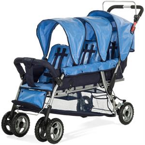 Child Craft Trio 3-Passenger Sport Stroller, Regatta Blue