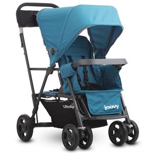 Caboose Ultralight Graphite Stand-On Stroller - Turquoise