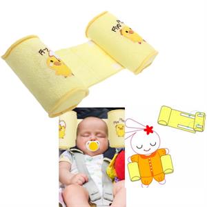 Rental Elfeland Newborn Baby Infant Cotton Anti Roll Pillow Sleep Head Positioner Anti-rollover,Yellow