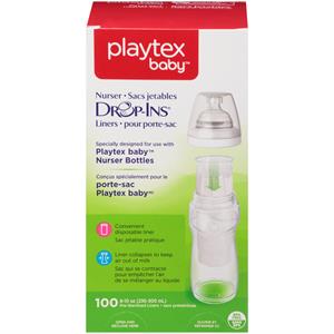 Playtex Baby Drop-in Liners - 8oz, 100ct