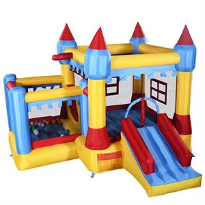 Rental Generic Inflatable Bounce House Castle Commercial Kids Jumper Moonwalk With Ball Without Blower