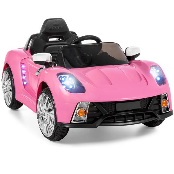 pink ride on car with remote control
