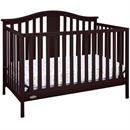 Bed Cribs/cots 4 in 1 Convertible Crib and Mattress Espresso