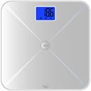 Smart Weigh 440lbs Electronic Bathroom Digital Body Weight Scale LCD Silver