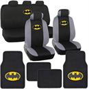 Baby floor seats BDK Original Batman Car Seat Covers with Floor Mats Gift Full Set