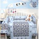 Mattresses/bedding for kids SoHo Modern Blue Camouflage Baby Crib Nursery Bedding Set