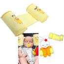 Elfeland Newborn Baby Infant Cotton Anti Roll Pillow Sleep Head Positioner Anti-rollover,Yellow