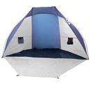Tahoe Gear Cruz Bay Summer Sun Shelter and Beach Shade Tent Canopy, Blue  White